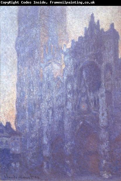 Claude Monet Rouen Cathedral Facade and Tour d-Albane